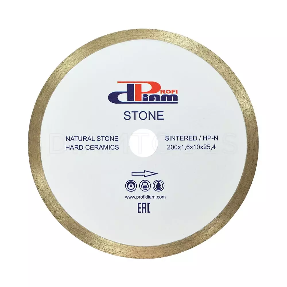 Алмазный диск PROFIDIAM Stone Ø200x1,6x10,0x25,4 02099
