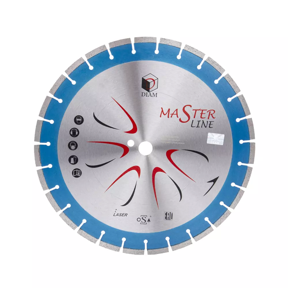 Алмазный диск (круг) DIAM Master Line 400x3.0x10x25.4 железобетон 000504
