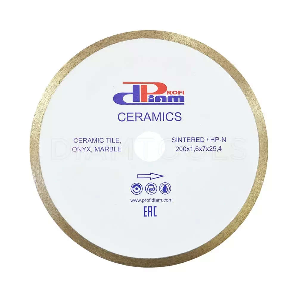 Алмазный диск PROFIDIAM Ceramics Ø200x1,6x7,0x25,4 02253
