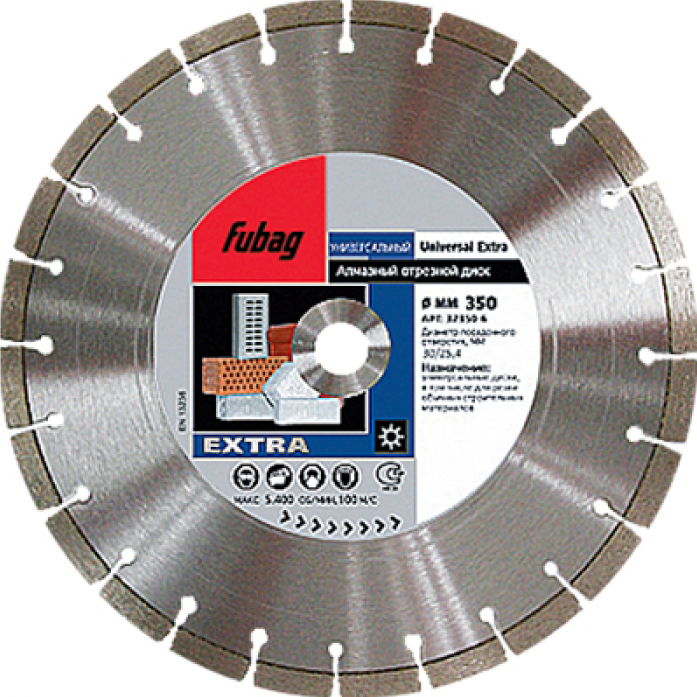 Алмазный диск Fubag Universal Extra диам. 300/25.4
