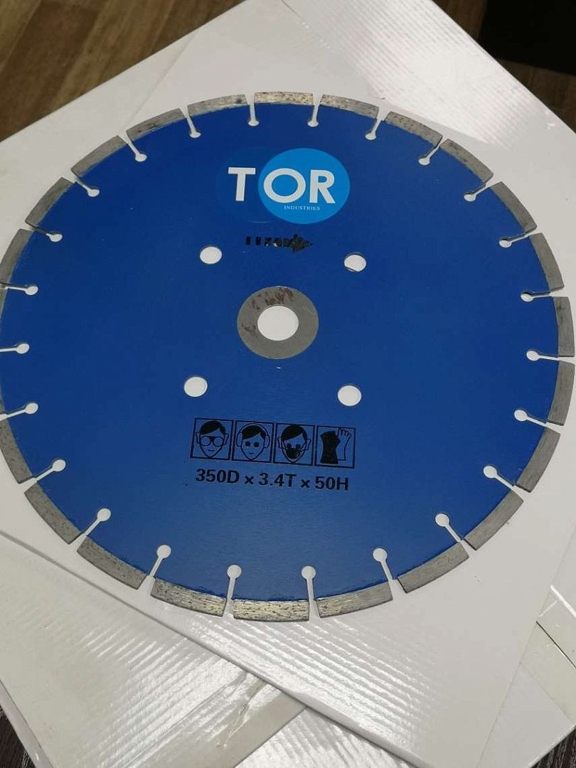 Диск по бетону для швонарезчиков HQR500A-2 350Dx3,6Tx50H (Cutter Disc 350 mm)
