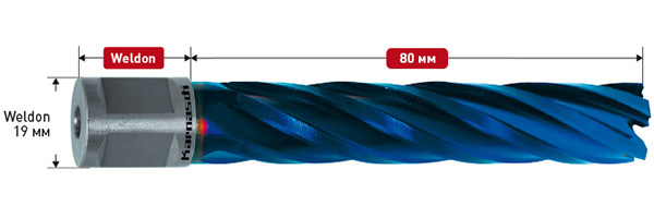 Корончатое сверло BLUE-LINE 40*80 арт. 20.1285-040
